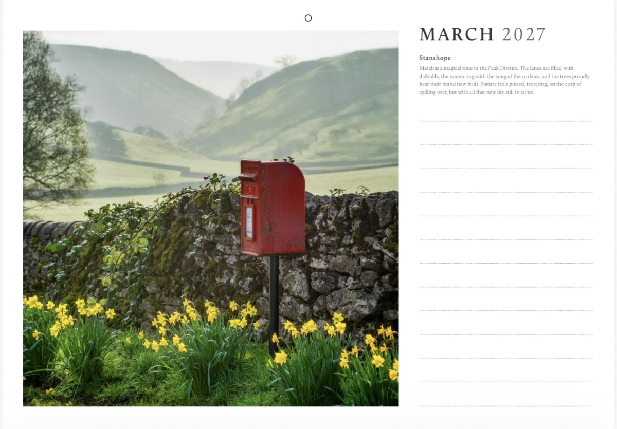 Peaklass Peak District Calendar 2027 – Peaklass | Peak District Photography