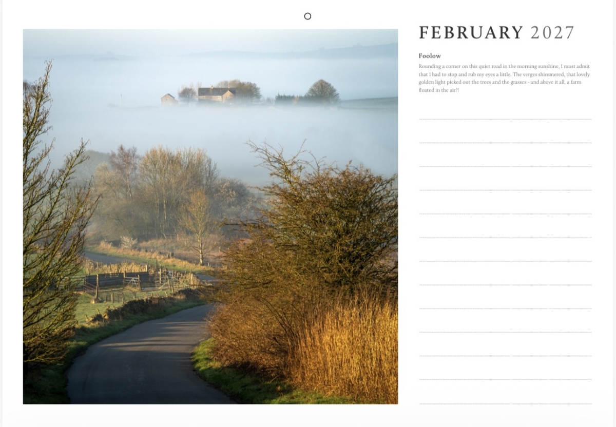 Peaklass Peak District Calendar 2027 – Peaklass | Peak District Photography